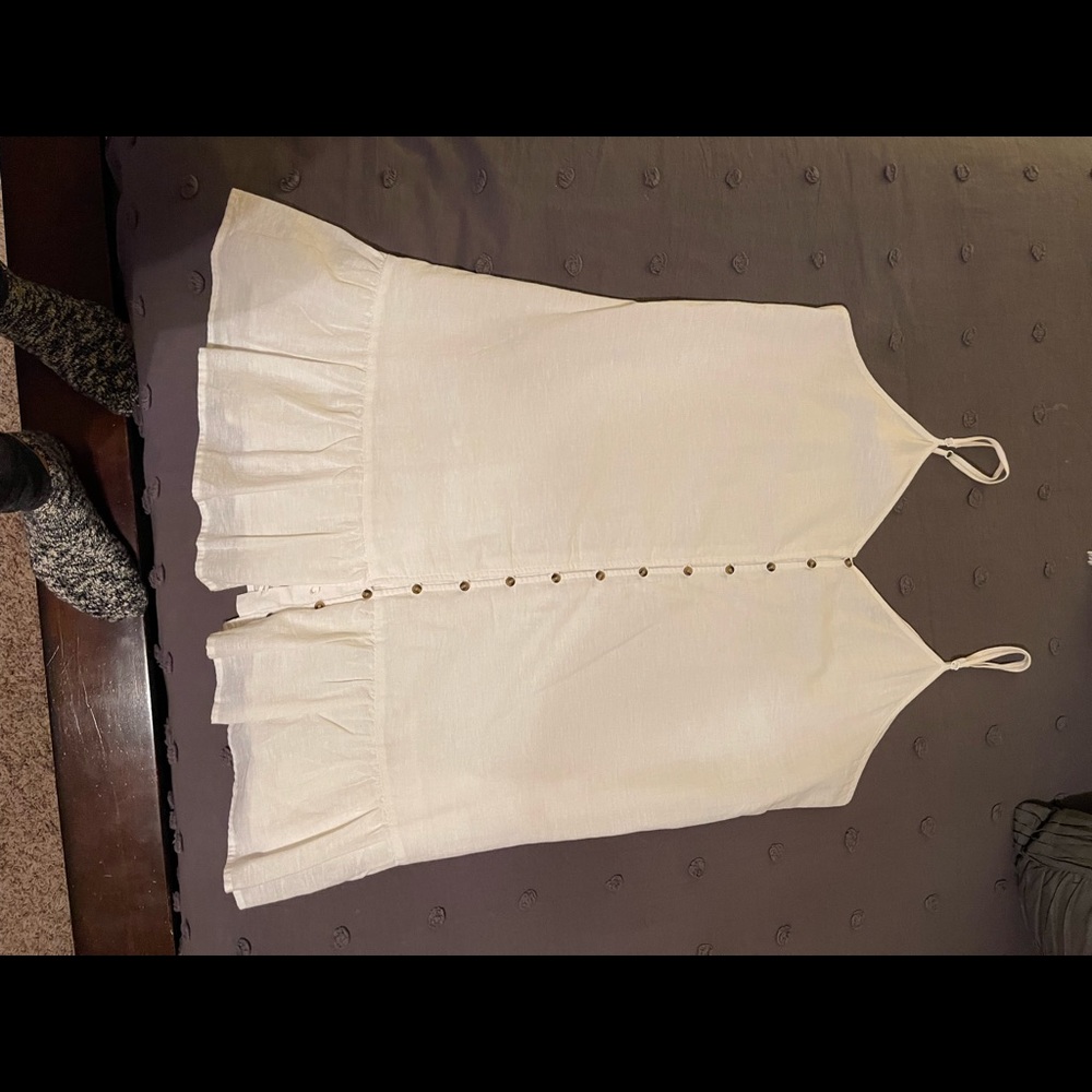 American Eagle white spaghetti strap dress